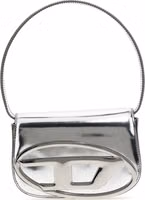 Silver Cowhide Shoulder Bag 1
