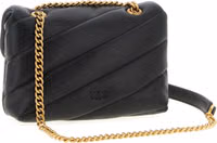 Black Lamb Leather Crossbody Bag 2