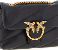 Black Lamb Leather Crossbody Bag 3