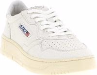 White Goatskin Low Top Sneakers 2