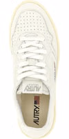 White Goatskin Low Top Sneakers 4