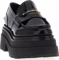 Black Cowhide Platform Loafers 2