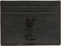 Black Lambskin Cardholder 1
