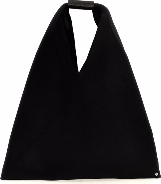 Black Polyester Shoulder Bag