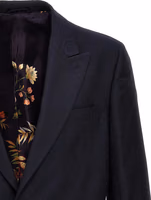 Blue Cotton Blazer 3