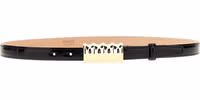 Black Calfskin Regular Belt 1