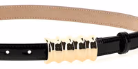 Black Calfskin Regular Belt 3
