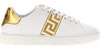 Gold Polyamide Low Top Sneakers 1