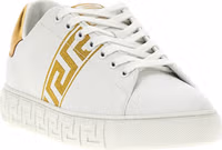 Gold Polyamide Low Top Sneakers 2