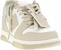 Beige Calfskin Low Top Sneakers 3