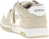Beige Calfskin Low Top Sneakers 4