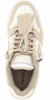 Beige Calfskin Low Top Sneakers 5
