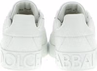 White Calfskin Low Top Sneakers 2