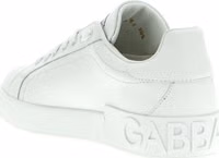 White Calfskin Low Top Sneakers 4