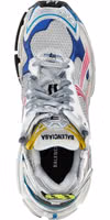 Multicolor Polyester Athletic Sneakers 4