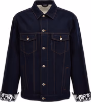 Blue Cotton Denim Jacket 1