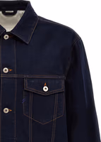 Blue Cotton Denim Jacket 3