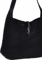 Black Raffia Tote Bag 3