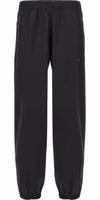 Black Virgin Wool Casual Pants 1