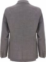 Gray Virgin Wool Blazer 2