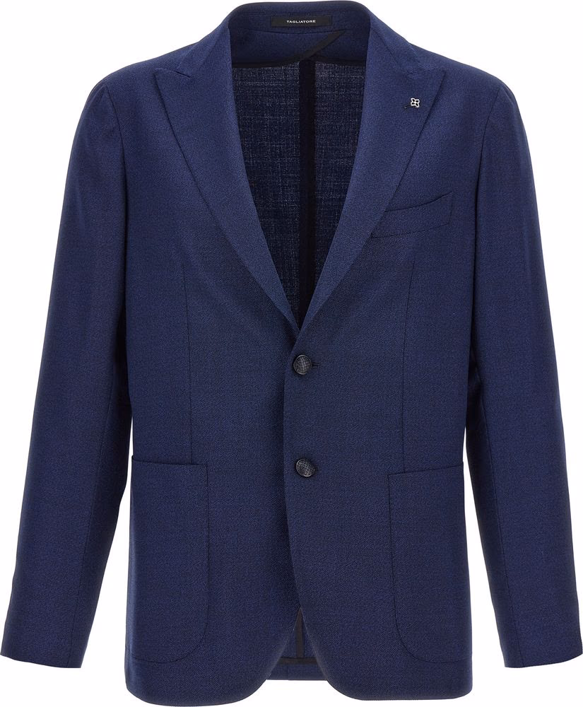 Blue Virgin Wool Blazer