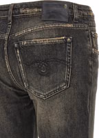 Black Cotton Boyfriend Jeans 4