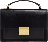 Black Cowhide Handbag 1