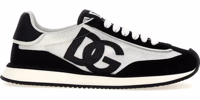 Bicolor Calfskin Athletic Sneakers