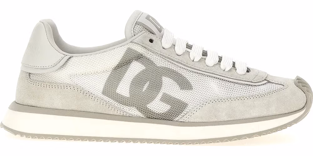 White Calfskin Athletic Sneakers
