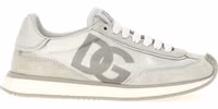White Calfskin Athletic Sneakers 1