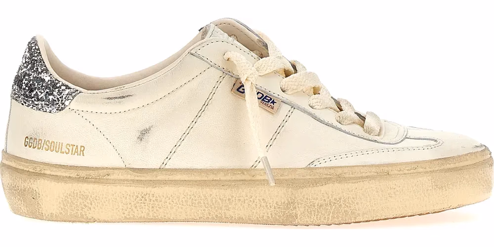 White Lamb Leather Low Top Sneakers