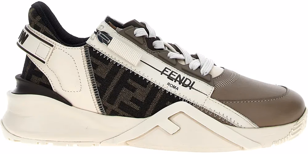 Multicolor Calf Leather Bos Taurus Athletic Sneakers
