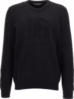 Black Virgin Wool Cardigan 1