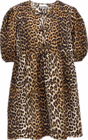 Multicolor Cotton Short Dress 1