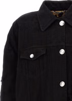 Black Cotton Denim Jacket 3