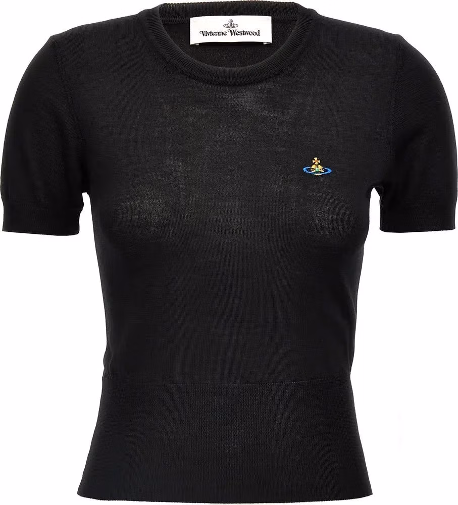 Black Wool T-Shirt