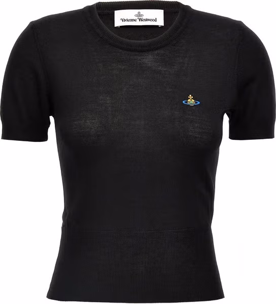 Black Wool T-Shirt