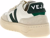 Bicolor Leather Low Top Sneakers 3