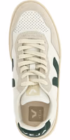 Bicolor Leather Low Top Sneakers 4