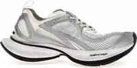 Gray Polyester Athletic Sneakers 1