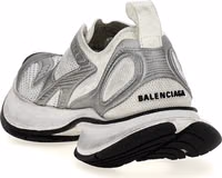 Gray Polyester Athletic Sneakers 3