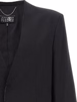 Black Polyester Blazer 3