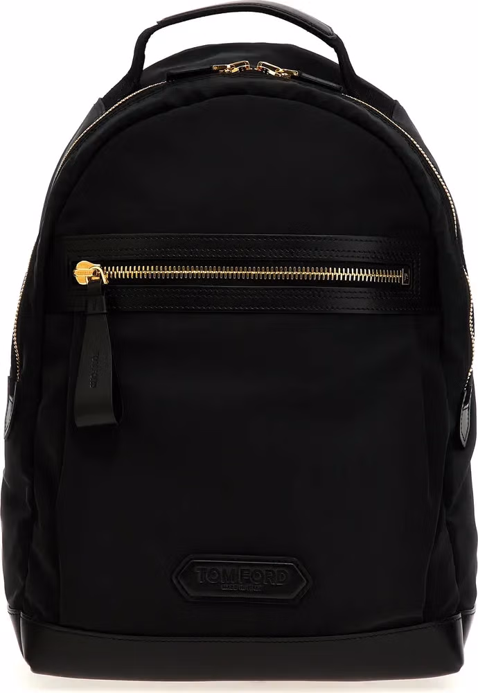 Black Polyester Backpack