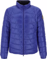 Blue Polyamide Full-Length Jacket 1