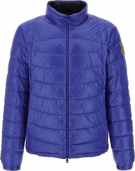 Blue Polyamide Full-Length Jacket