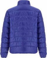 Blue Polyamide Full-Length Jacket 2