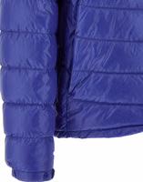 Blue Polyamide Full-Length Jacket 4