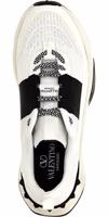 Bicolor Calfskin Athletic Sneakers 4