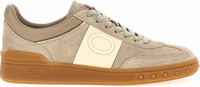 Beige Calfskin Low Top Sneakers 1
