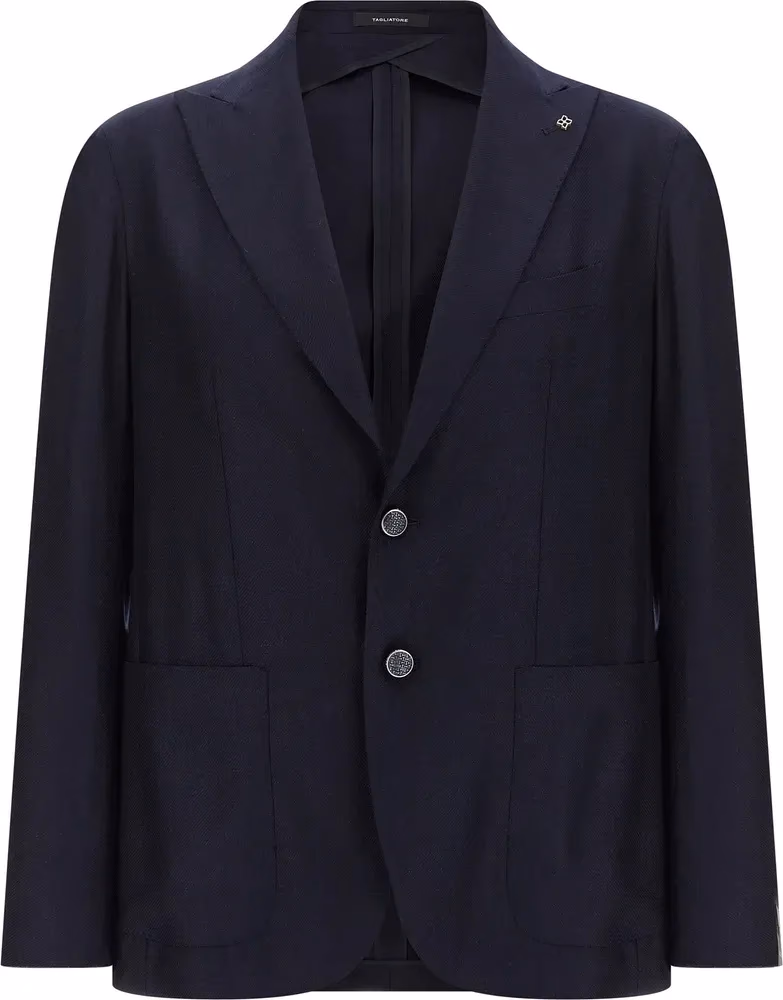 Blue Silk Blazer